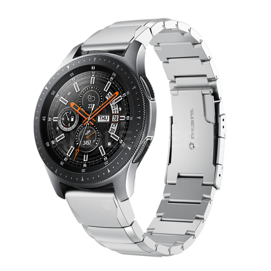 Металлический ремешок для часов из нержавеющей стали Samsung Galaxy Gear S3 huawei Watch 2 Pro huami