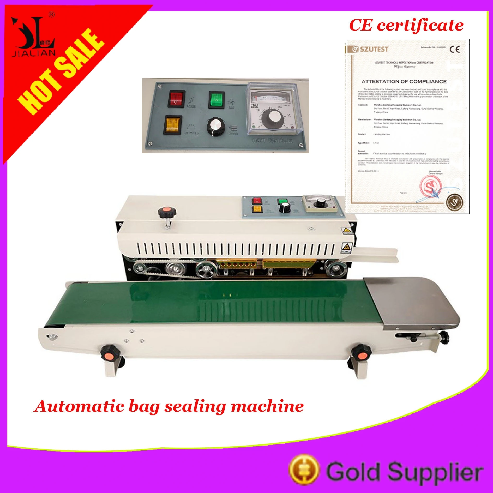 Автоматическая Пленка ИМПУЛЬСНЫЙ ГЕРМЕТИК полуавтоматическая машина