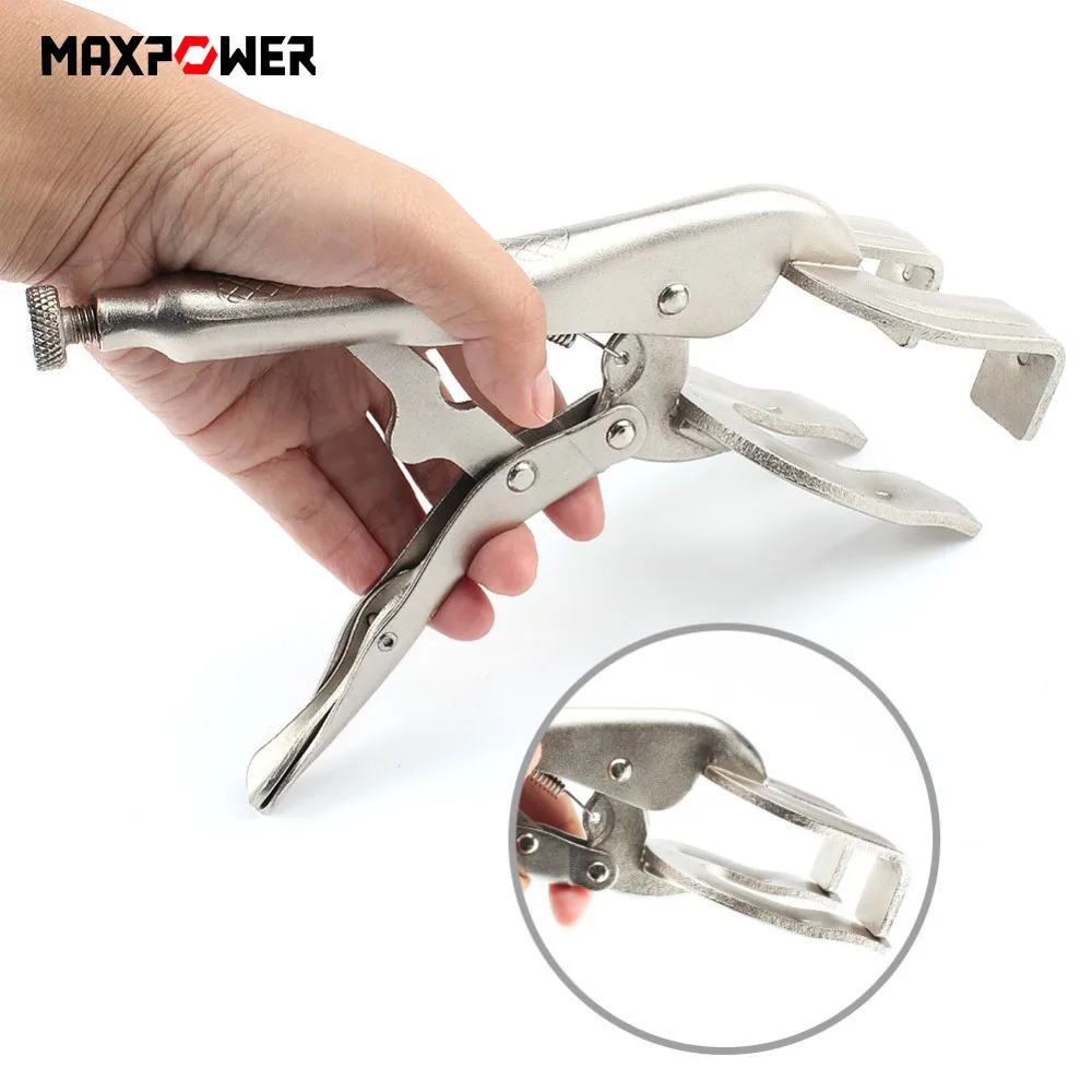 230mm 9 inches Welding Locking U-Clamp U Shape Pliers Sheet Metal working Tool Metalworking Hand Tools Carbon Steel B4 | Инструменты