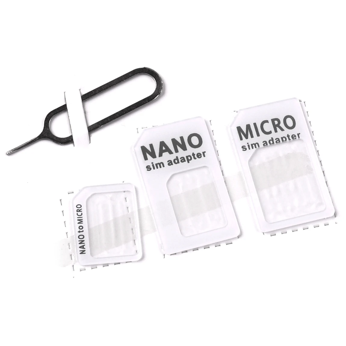 Новый 1/2/3/5/10/50 набор nano SIM адаптер Micro + стандартная Nano 3 в 1 sim карты для iPhone