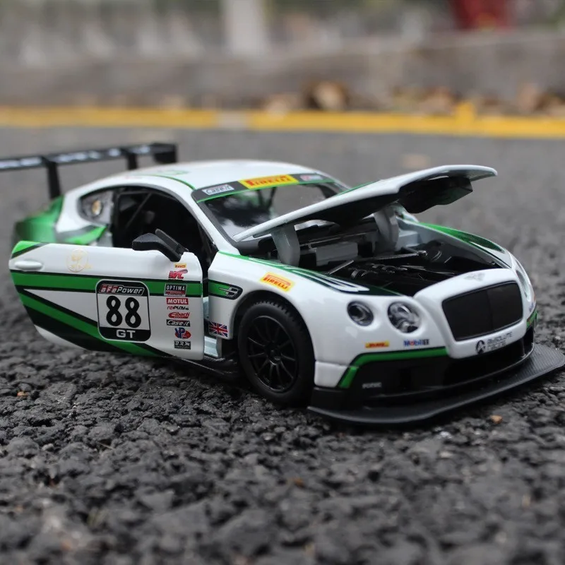 Масштаб 1:24 GT3 модель автомобиля игрушка для детей Рождественский подарок Прямая
