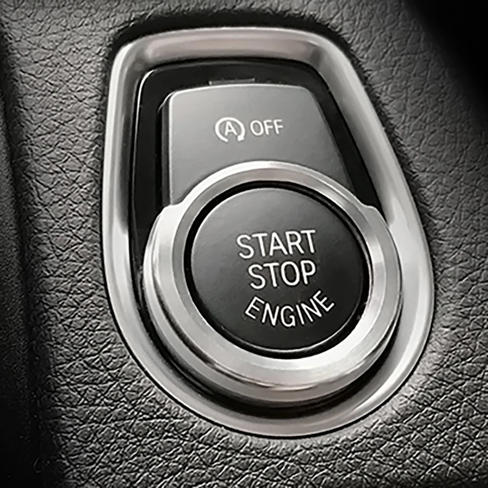One-Button Start Switch Button Universal Car Ring Sticker for 1/2/3/4 Series New X1 Interior Modification Applicable | Автомобили и