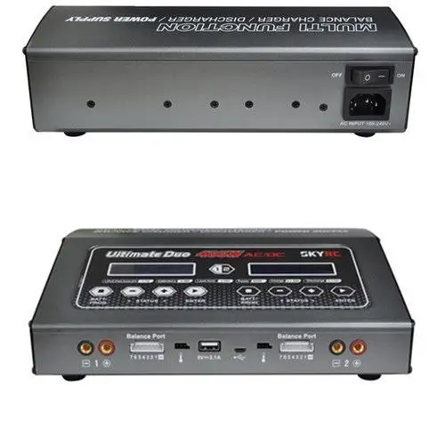 Балансирующее зарядное устройство SKYRC D400 Ultimate Duo 400 Вт AC/DC Dis F22175|Детали и