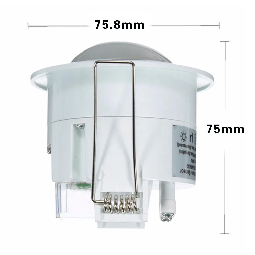 360 Degree Mini Infrared PIR Detection IR Ceiling Wall Recessed Motion Sensor Detector Auto Light Switch | Безопасность и защита