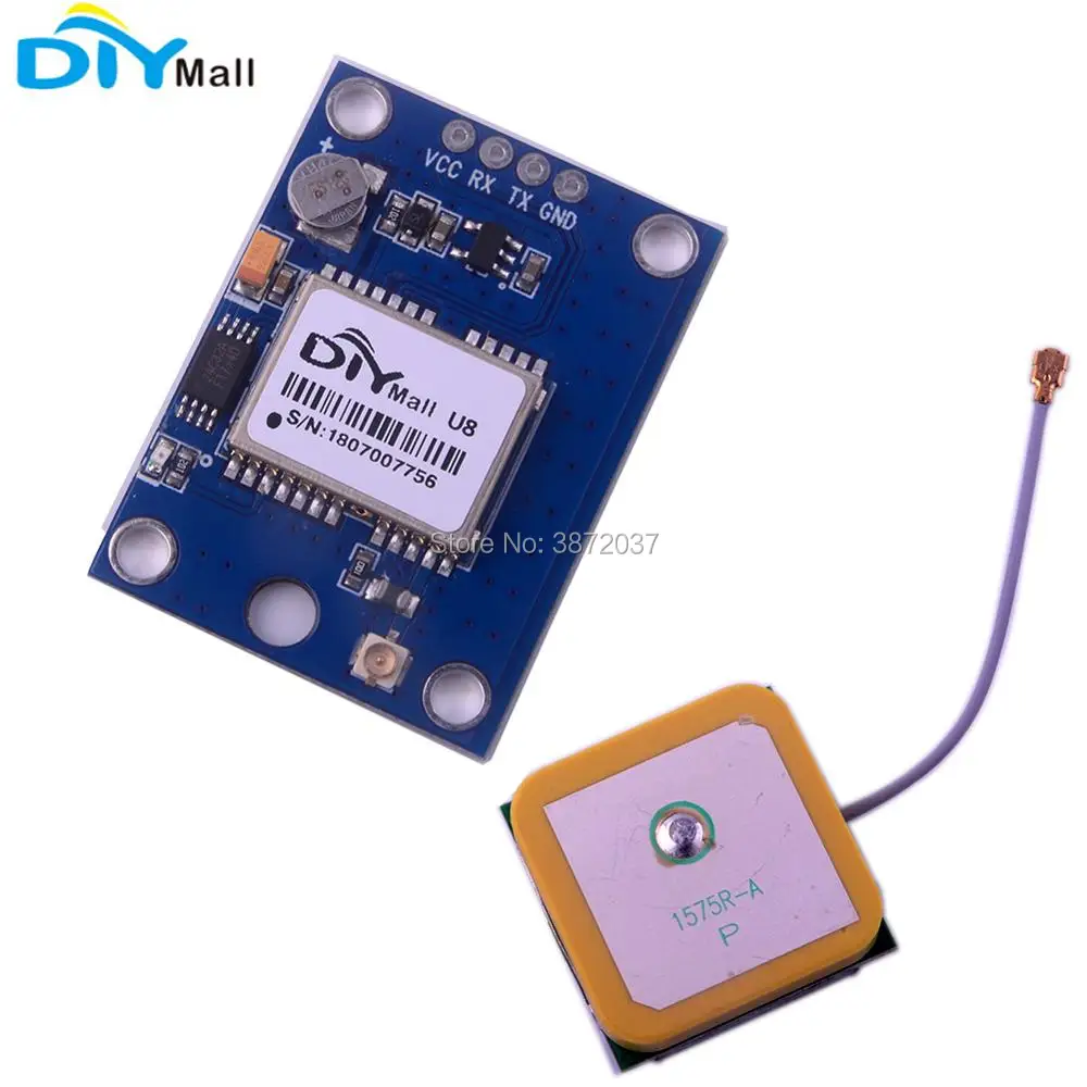 DIYamll GPS модуль со вспышкой активная керамическая антенна для Arduino Raspberry Pi|Модули