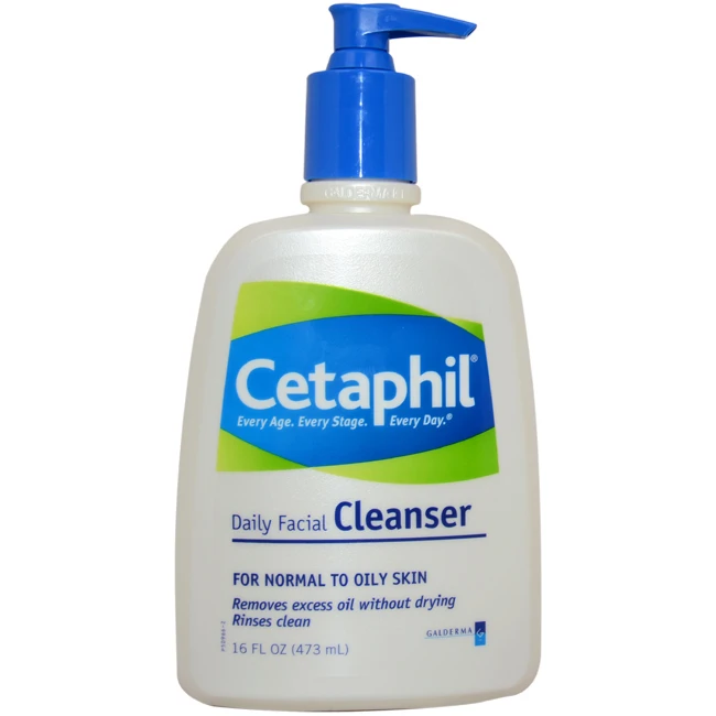 Ежедневное очищающее средство для нормальной и жирной кожи от Cetaphil очищающего