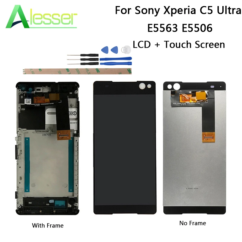 Alesser для sony Xperia C5 Ultra E5563 E5506 ЖК дисплей + сенсорный экран дигитайзер Инструменты