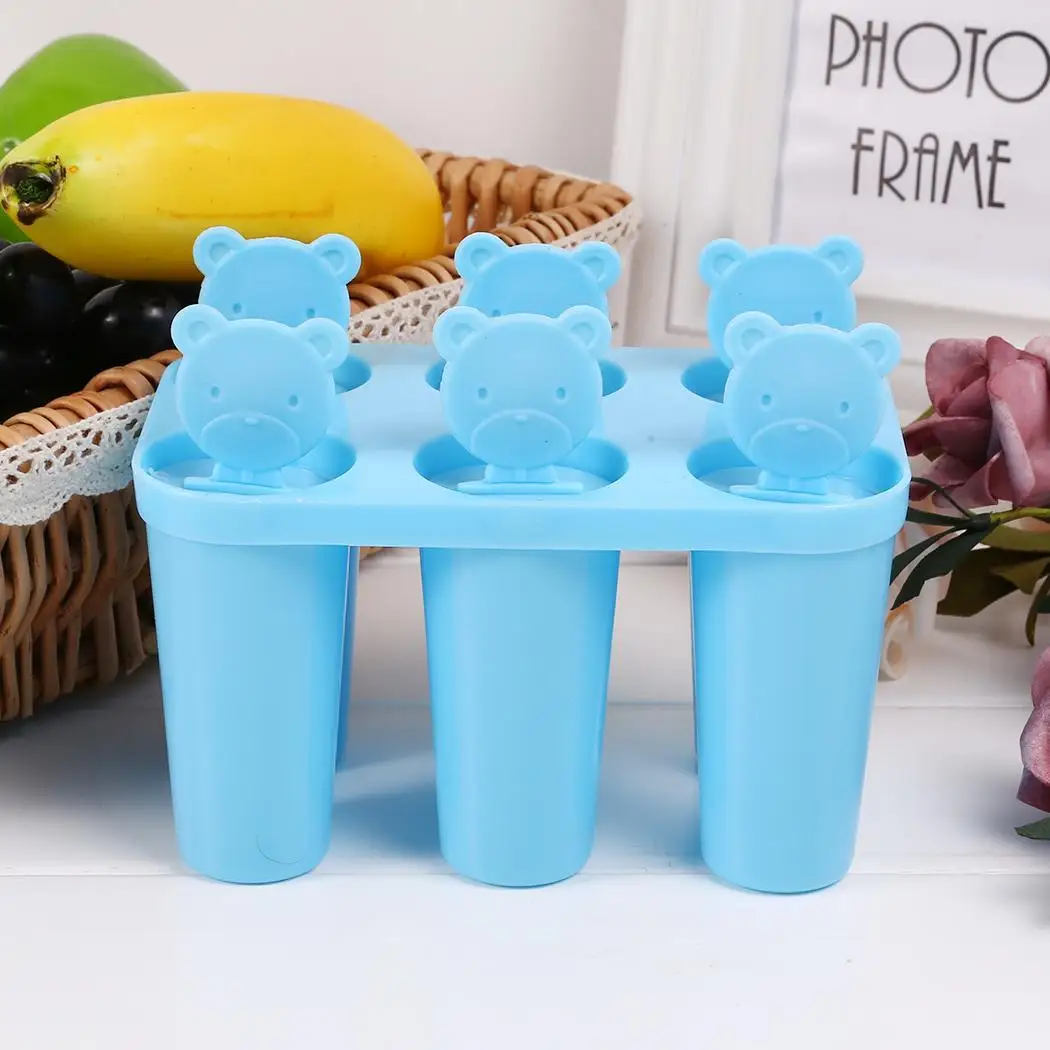 Cut Cartoon DIY Ice Cream Tool Popsicle Green Blue Pink Molds | Дом и сад