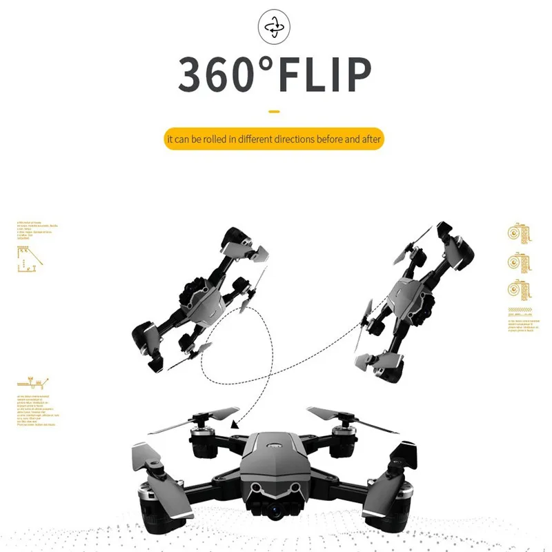 Дрон JDRC JD 20S JD20S PRO Wi Fi FPV с hd камерой 5 Мп 1080P складной мини дистанционным