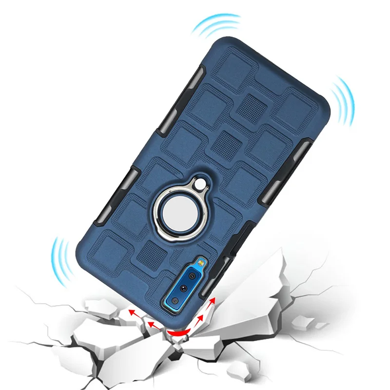 Сверхмощный защитный чехол для Iphone XS Max 6 6S 7 8 Plus X XR 3 в 1 полное покрытие вращение на