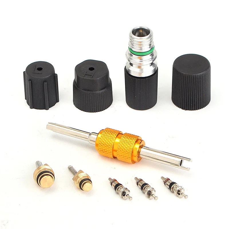 Новый 11 шт. для автомобиля клапан кондиционирования Core A/C система R134a инструмент