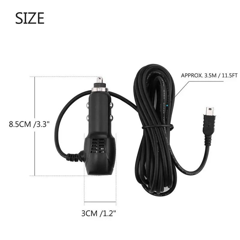 AOZBZ Mini Переходник USB для зарядки в машине с дополнительным портом