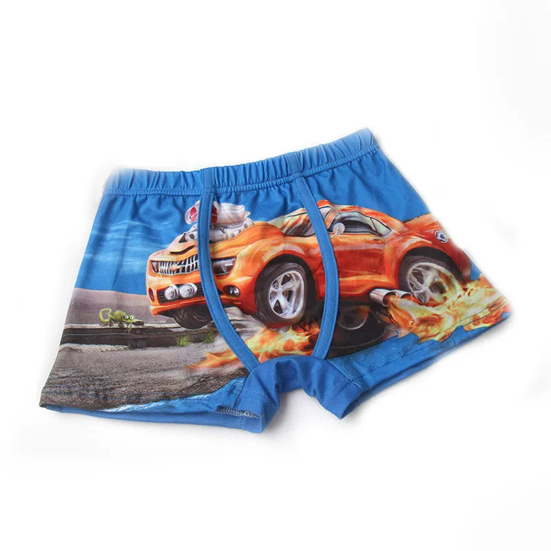 

Boy Boxer Cotton Briefs Children Cartoon Car Underwear Baby Boys Underpants Teenage Panties Shorts For 3-11 years 5 pcs /lot