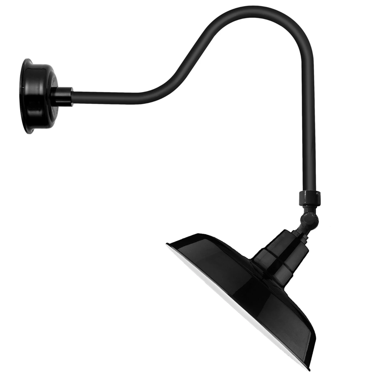 18&quot Oldage LED Sign Light with Sleek Arm in Black | Лампы и освещение