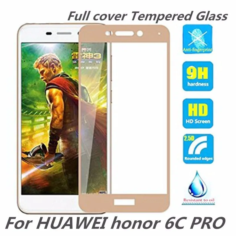 Полное покрытие закаленное стекло для HUAWEI Honor 8 Lite P8lite 2017 6C PRO Note View 10 P20 Play P Smart Selfie