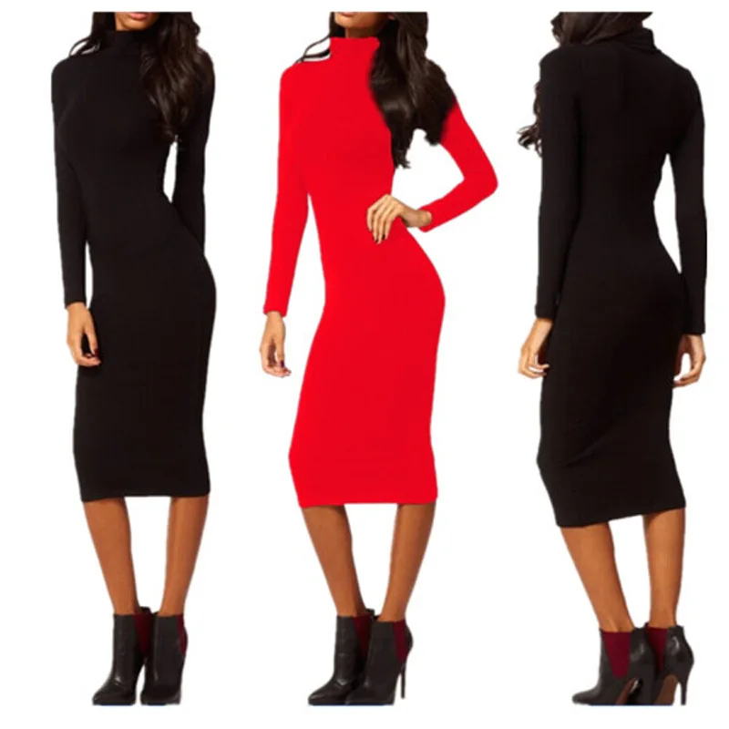 

High Archives Suit-dress Competitive Products Solid Color Pencil Dress High Lead Long Dress