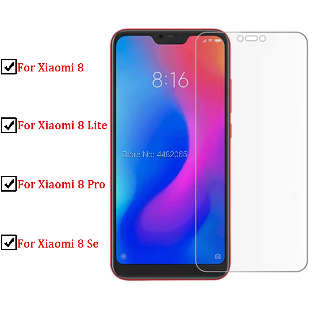 Защитное стекло 9h для xiaomi mi 8 lite se закаленное | Мобильные телефоны и аксессуары