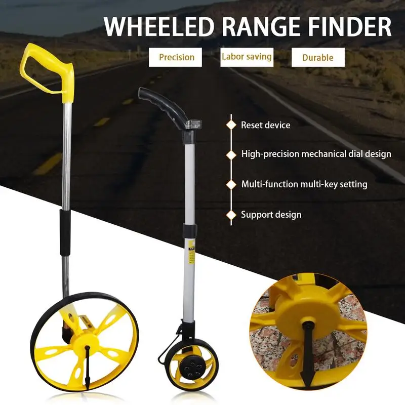 Дальномер механический цифровой дисплей измерительный Колесный