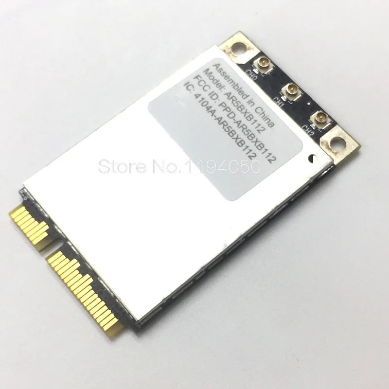 Atheros AR5BXB112 AR9380 Двухдиапазонная 450 Мбит/с Wi Fi мини PCI E беспроводная карта для Apple 802.11a