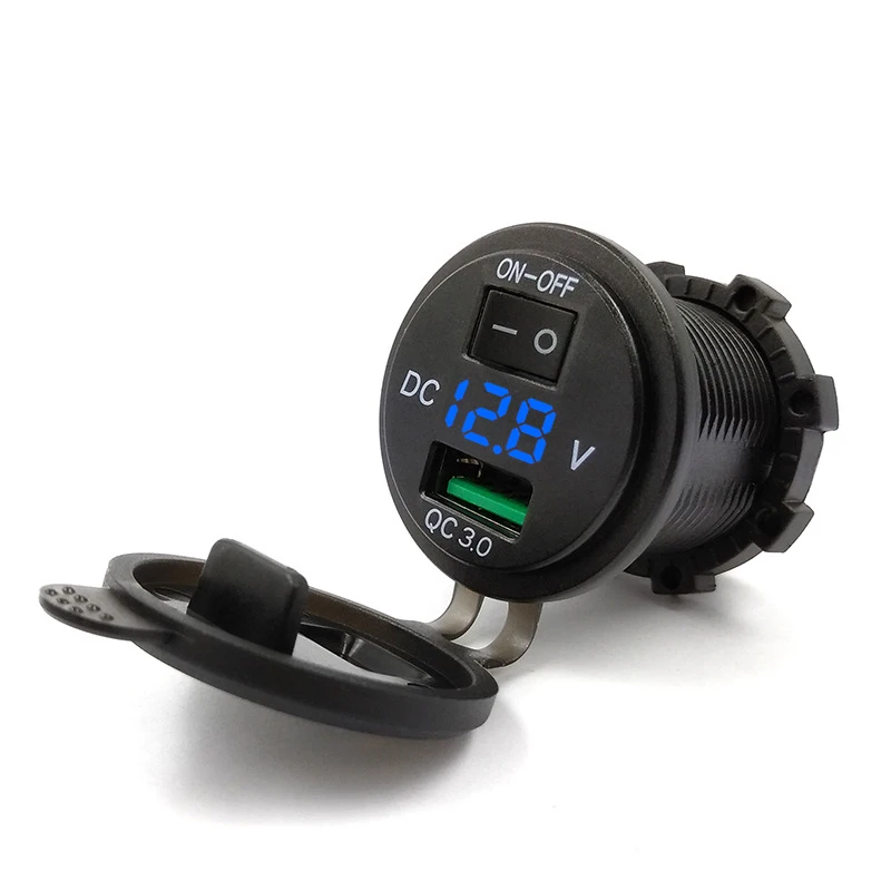 QC3.0 быстрая зарядка автомобильное USB зарядное устройство адаптер