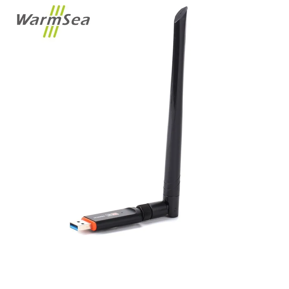 1200 Мбит/с беспроводной WiFi USB адаптер двухдиапазонный 2 4/5 ГГц с антенной 802.11AC