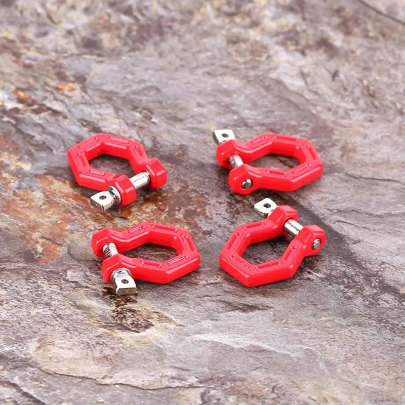 Красный прицеп для крюка бампера d образное кольцо 1/10 RC Гусеничный Traxxas TRX4 осевой