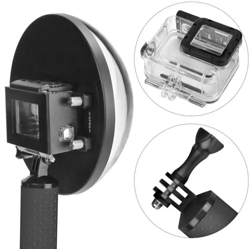 Чехол для объектива дайвинга купол Gopro Hero 7 6 5 с уплотнительным кольцом и