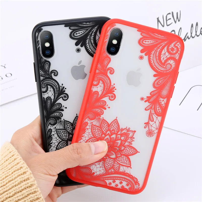 Lovebay чехол цветок для iPhone X 8 7 6 6s плюс 5 5S SE XS MAX XR акриловые 3D мягкий TPU бампер