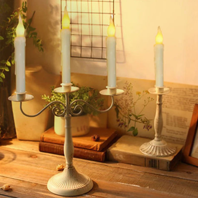 Новый 1 шт. свадебный Декор беспламенные Свечи креативный беспламенный