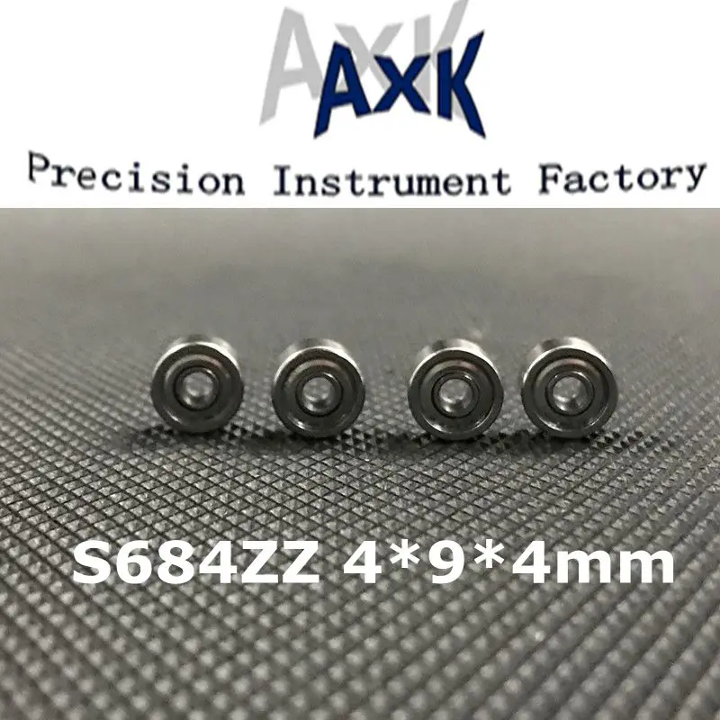 2021 распродажа Новый S684zz подшипник Abec 3 (10 шт.) 4*9*4 мм 440c Нержавеющая сталь S684z