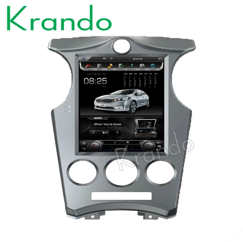 Krando Android 7 1 10 4 &quotTesla Стиль Вертикальное автомобильное радио для KIA CARENS 2006 2013