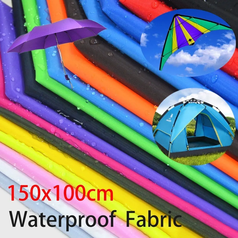 ZYFMPTEX 150 см x 100 полиэстер Тафта водонепроницаемая ткань с полиуретановым
