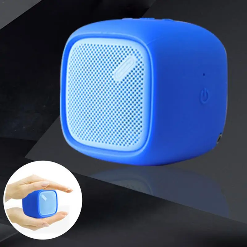 Мини цифровой портативный FM радио силиконовый Bluetooth 4 2 динамик USB SD TF карта плеер