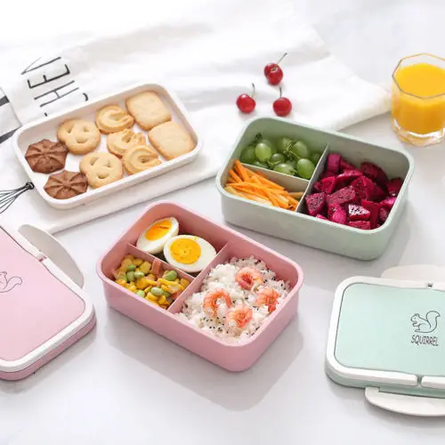 Ланч бокс Bento для детей и взрослых пищевой контейнер столовая посуда 1000 мл