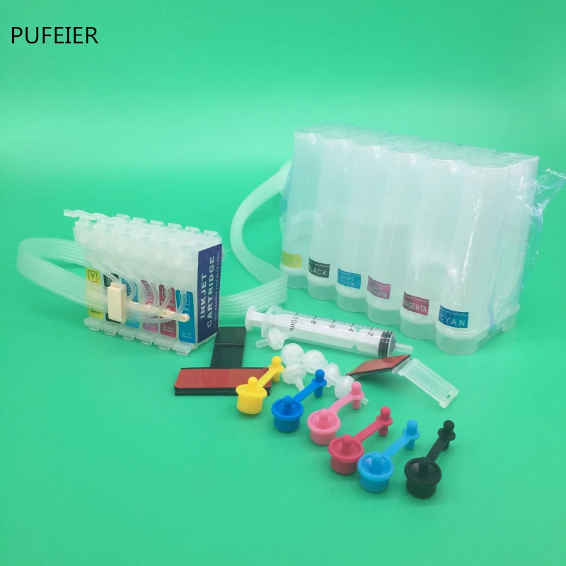 

T0801-T0806 Empty CISS Ink System Without Chip For Epson PX700W PX710W PX800FW PX810 PX650 PX50 PX660 PX720WD PX730WD 6 Color