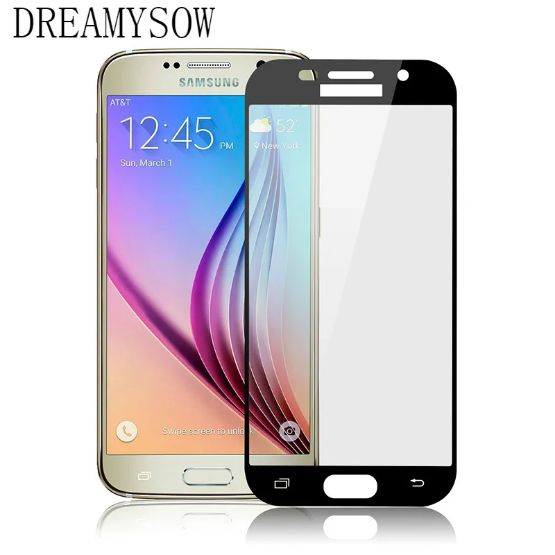Полное покрытие экрана протектор для Samsung Galaxy A750 A7 2018 A5 A3 2017 A520F A320F A720F закаленное