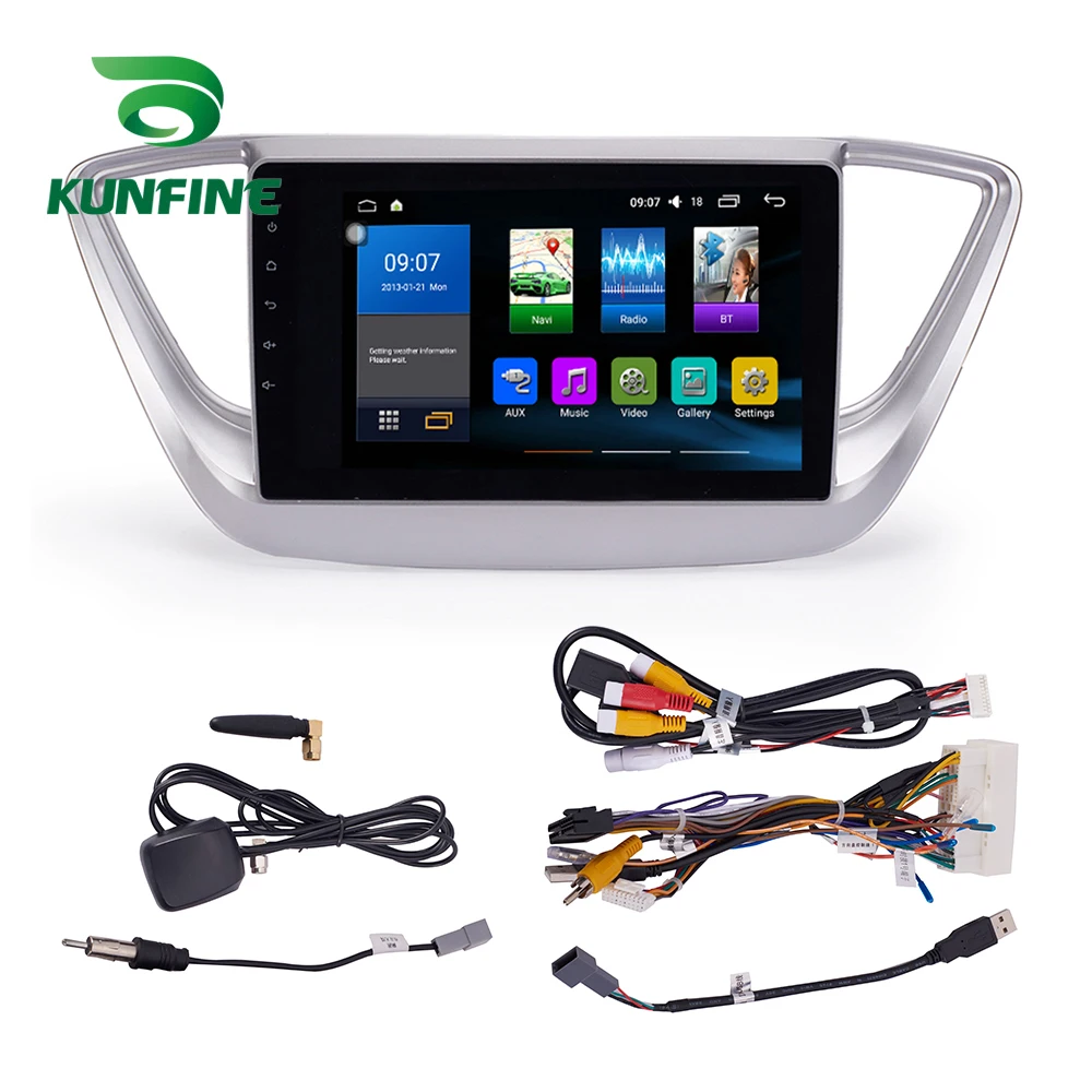 Восьмиядерный 1024*600 Android 8 1 автомобильный DVD GPS навигационный плеер Deckless стерео для