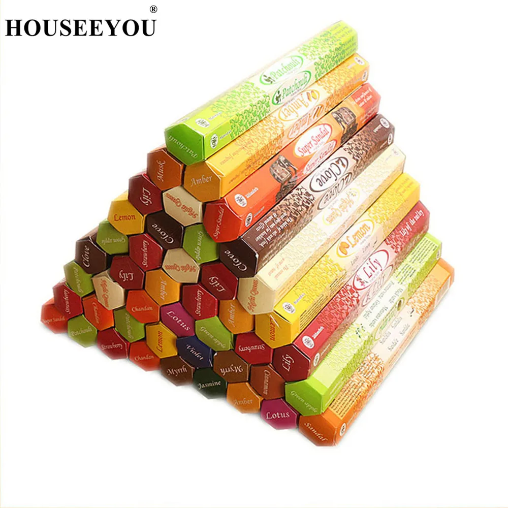 Индийская импортная палочка для благовоний с естественным запахом 10 коробок