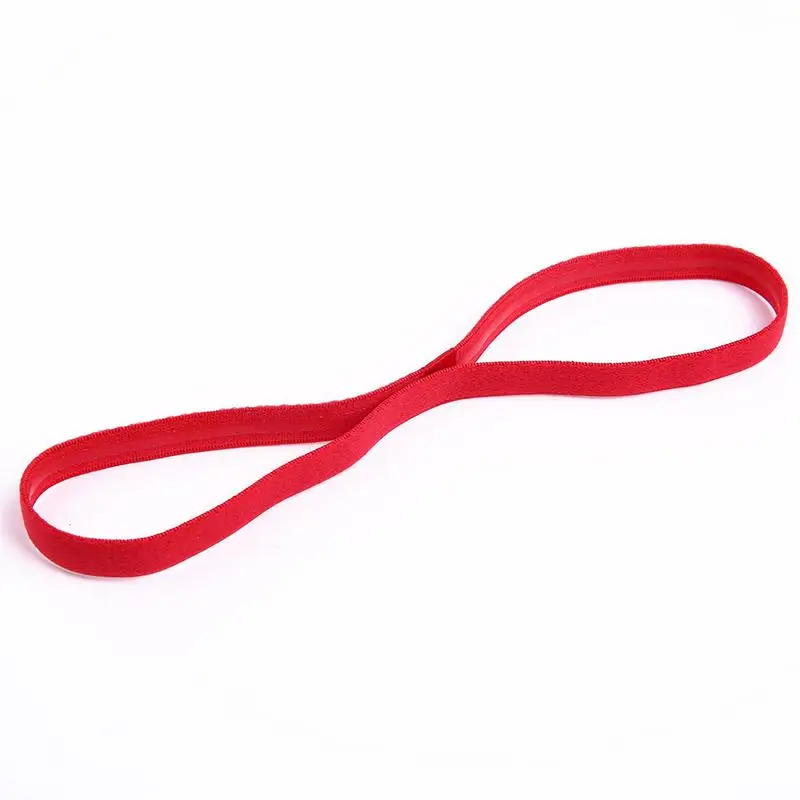 

Popular Elastic Rope Candy Color Running Headband Football Non-Slip Hair Accessories Sports Yoga Hair Band Headband