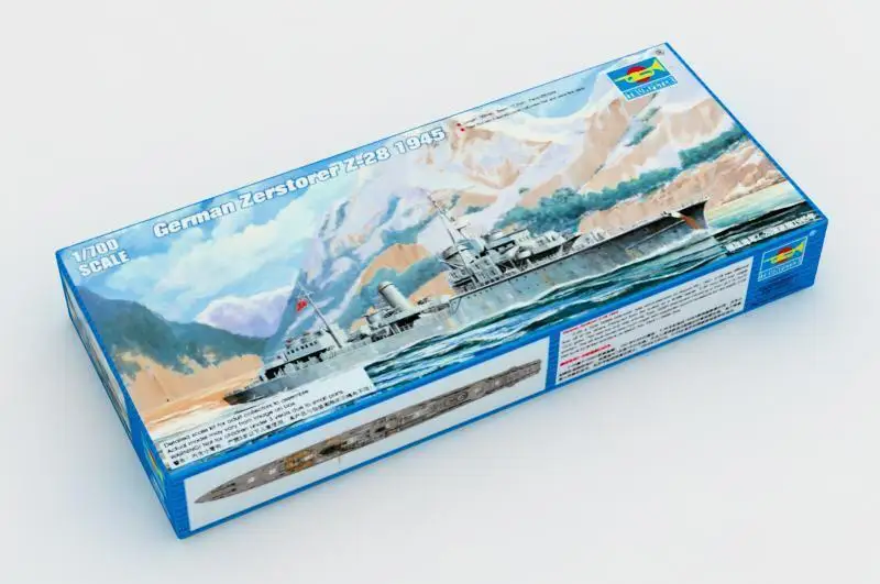 Trumpeter 1/700 05790 немецкий Zerstorer Z 28 1945|Наборы для сборки моделей| |