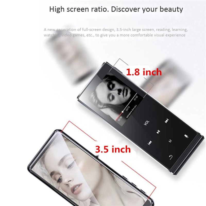 Махди M7 8 GB HIFI 3 5 дюйма Экран MP3 плеер Портативный цифровой аудиоплеер FM радио