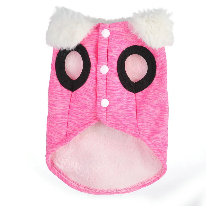 Abrlo/зимняя одежда для собак хлопковое пальто с меховым воротником куртка