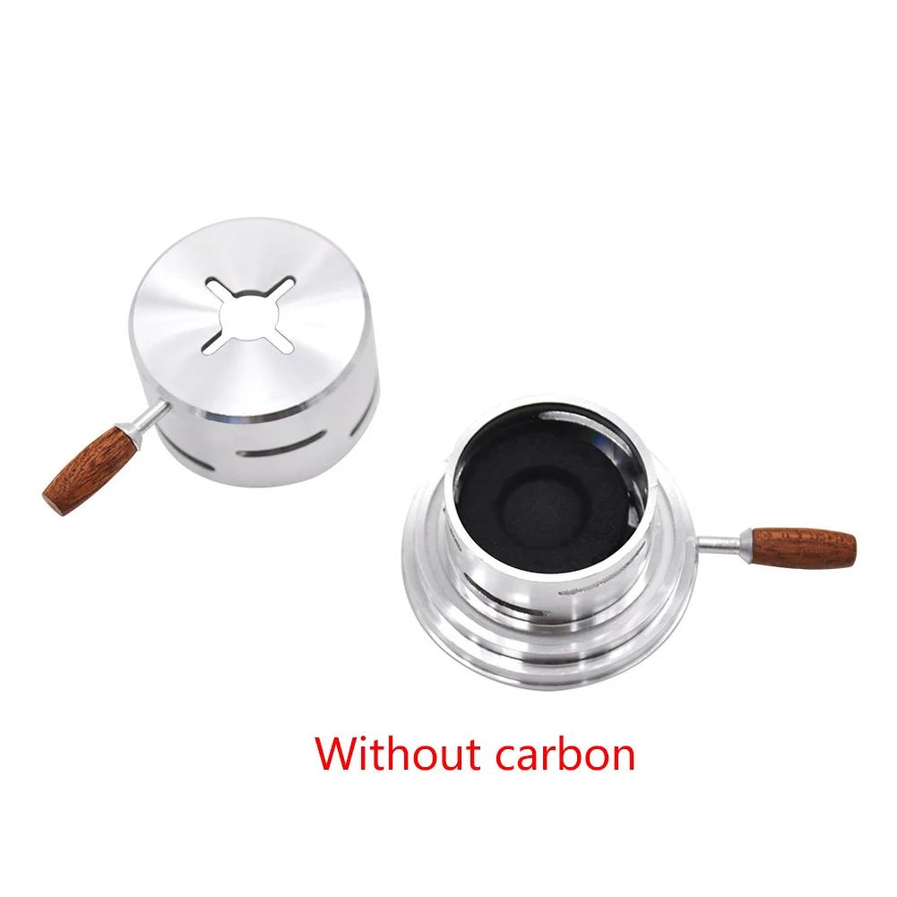 Professional Heat Keeper Double Handle Carbon Box Aluminum Alloy Hookah Shisha Burner Smoking Charcoal Stove |