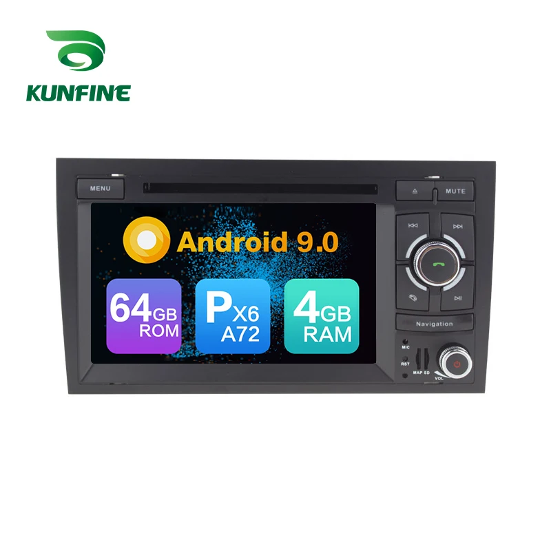 Android 9.0 Core PX6 A72 Ram 4G Rom 64G Car DVD GPS Multimedia Player Stereo For Audi A3 2003-2013 Radio Headunit | Автомобили и
