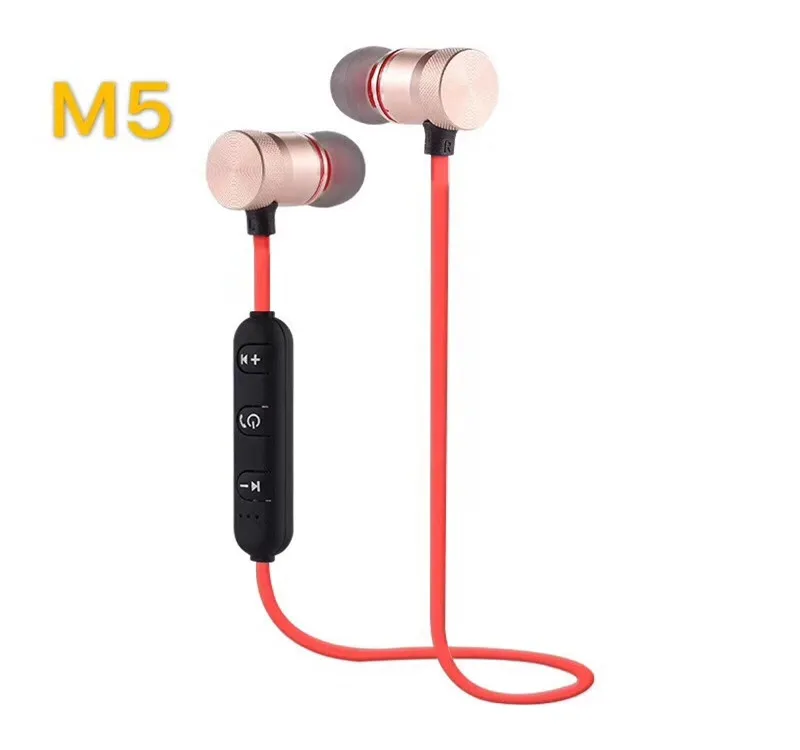 100 шт. магнитные Bluetooth-наушники M5 водонепроницаемые спортивные наушники 4 2 с