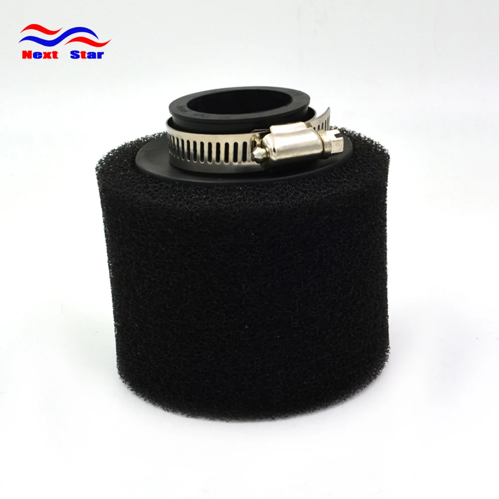 Motorcycle 35MM Black Straight Double Layer Foam Sponge Air Filter Cleaner For Mini Pocket 50 70 90 110CC Pit Bike ATV Scooter | Автомобили