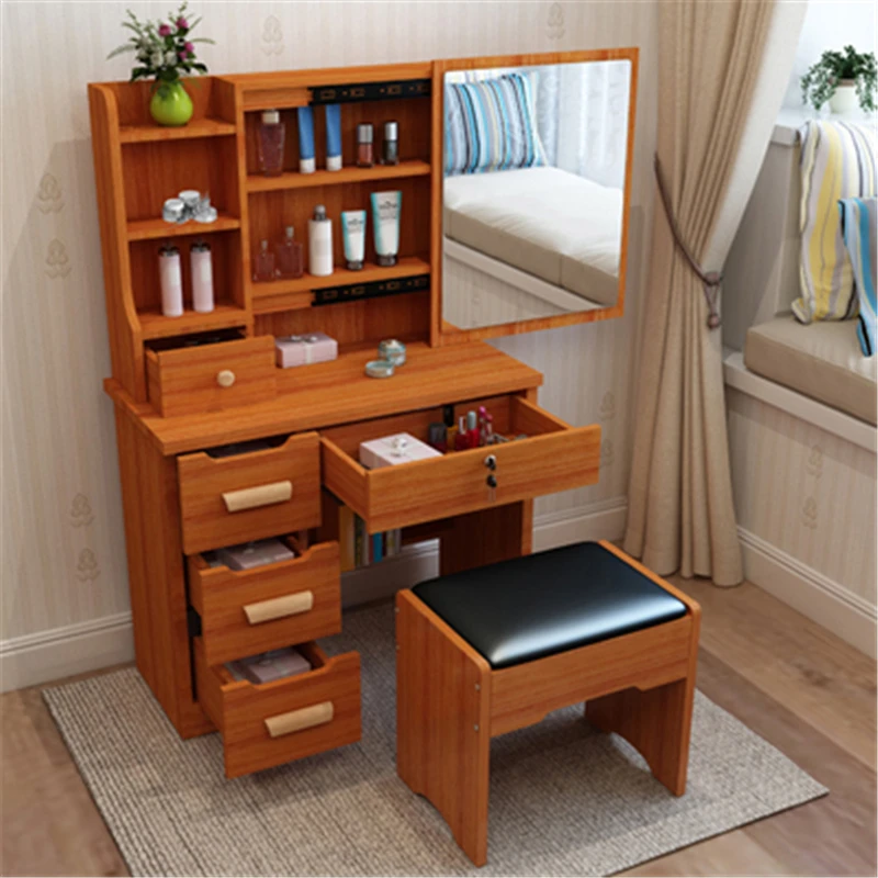 Коробка для макияжа Maquiagem Avec Miroir Vanity Coiffeuse Schminktisch Mesa деревянная настольная мебель