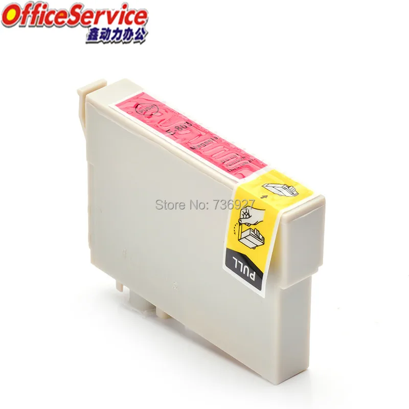Совместимый чернильный картридж T0801 to T0806 для принтера Epson P50 T59 R265 R270 R285 R290 R360 RX560