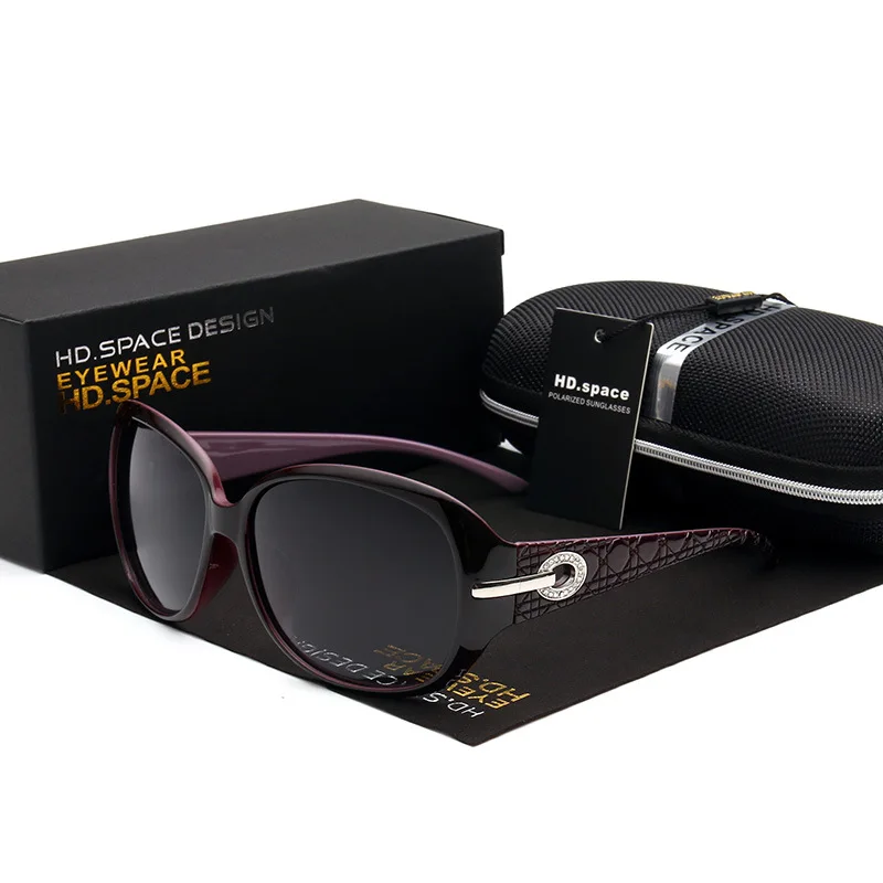HD.SPACE 2017 Brand Women's Retro Polarized Sunglasses Driving Mirror Glasses for Women Sun glasses Uv400 Аксессуары для