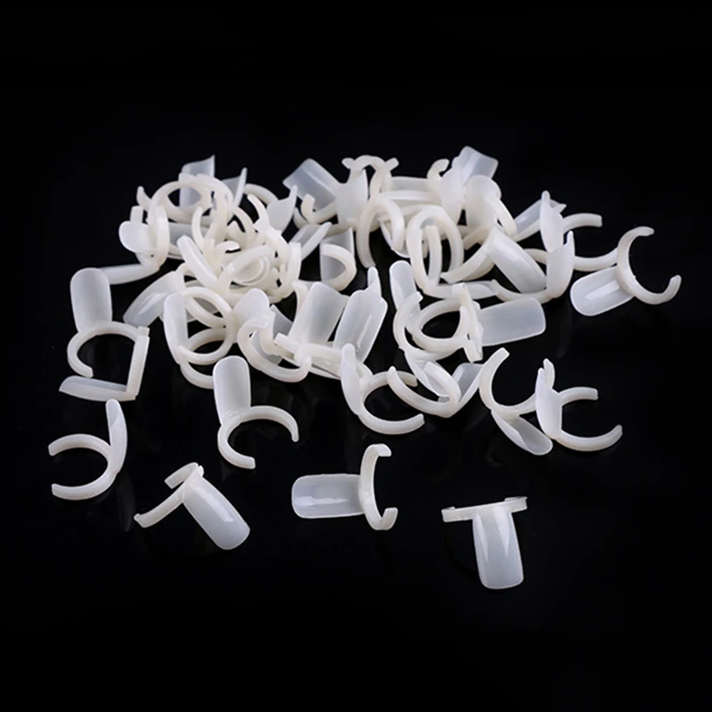 Накладные ногти Советы 50 шт./пакет лак УФ-гель Pops дисплей дизайн ногтей кольцо